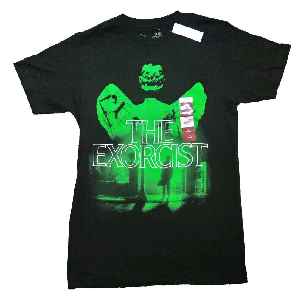The Exorcist T-Shirt Size Small Men's Black and Green - New